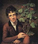 Rembrandt Peale Rubens Peale with a Geranium France oil painting artist
